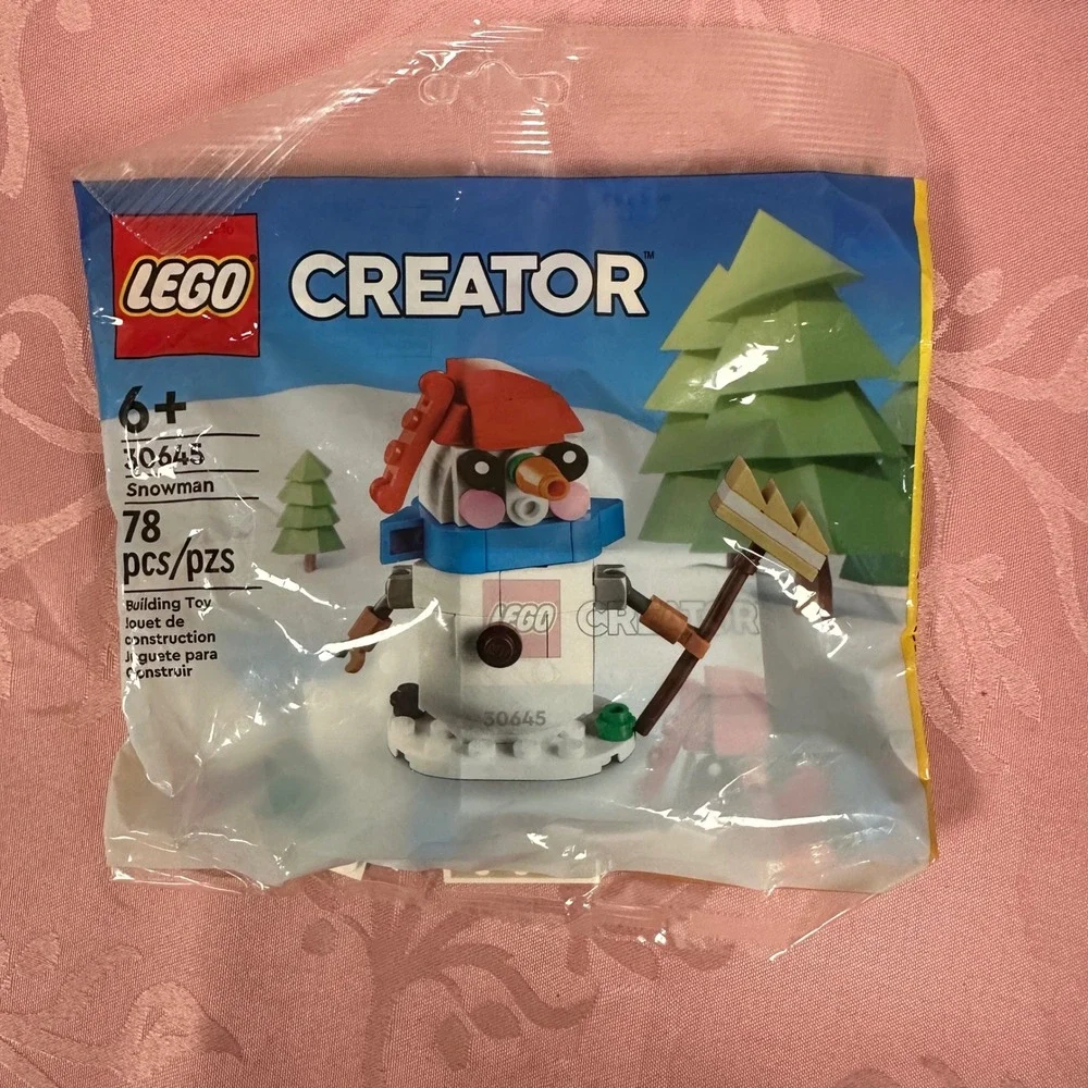 LEGO Creator Snowman 30645 Holiday Polybag Building Toy 78 Pieces New Sealed